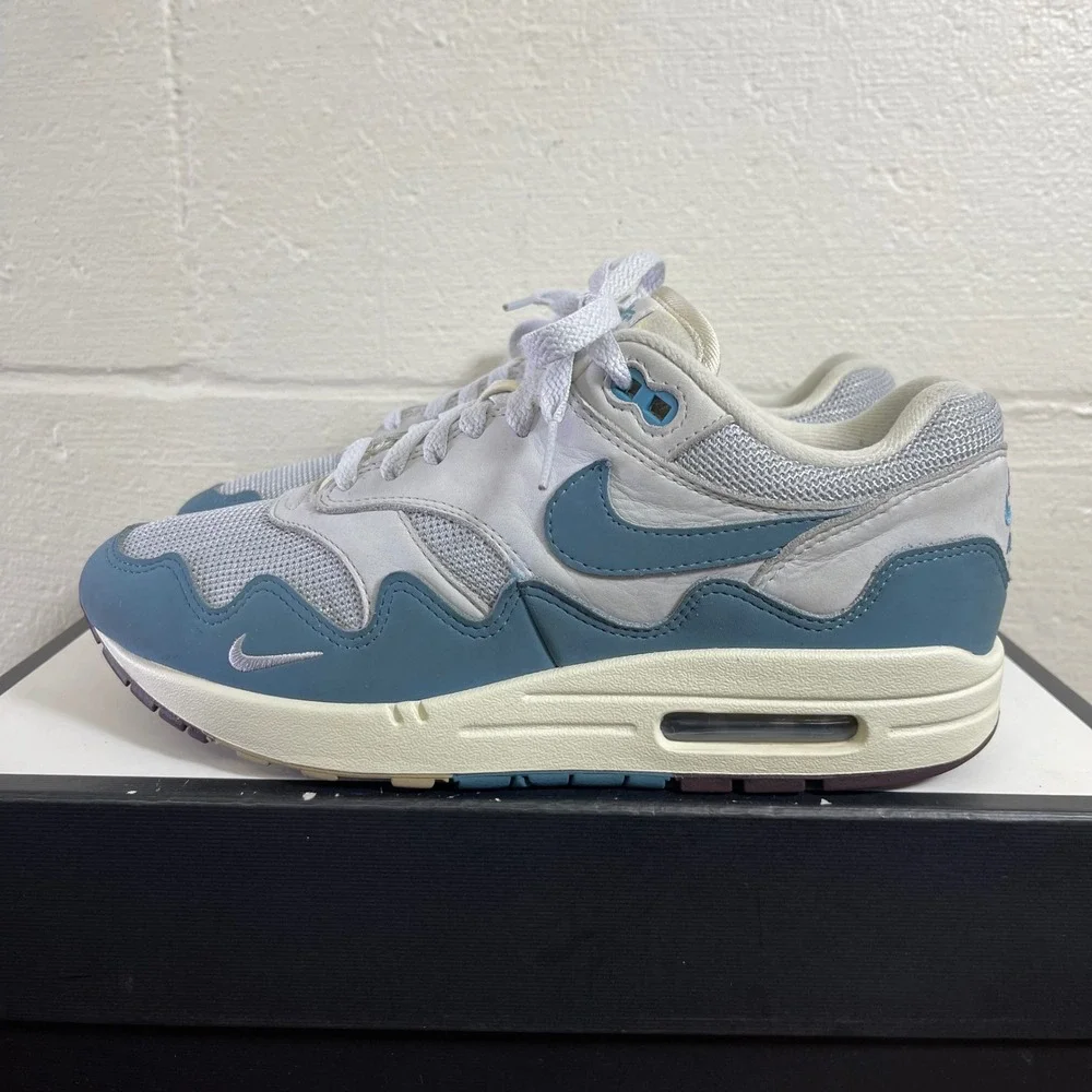 Nike‎ Air Max 1 x Patta Waves Noise Aqua DH1348-004 Sneakers Men's 8 US/7 UK